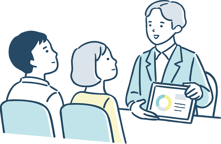 話し合う人たち